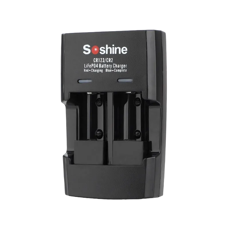 Soshine CR123/CR2 16340 17335 14250 Intelligent LIFEPO4 Battery Charger