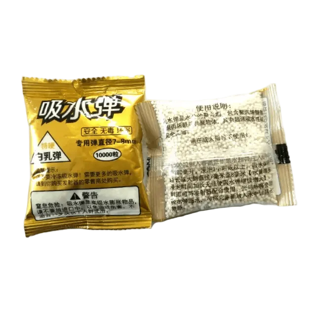 5 Packets of 7 - 8mm STD Jinming Hardened Gels Balls