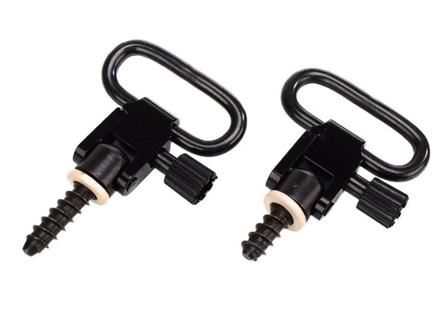 Focus Quick-Detach Sling Swivel Stud Set With 1" Loops & Wood Screw