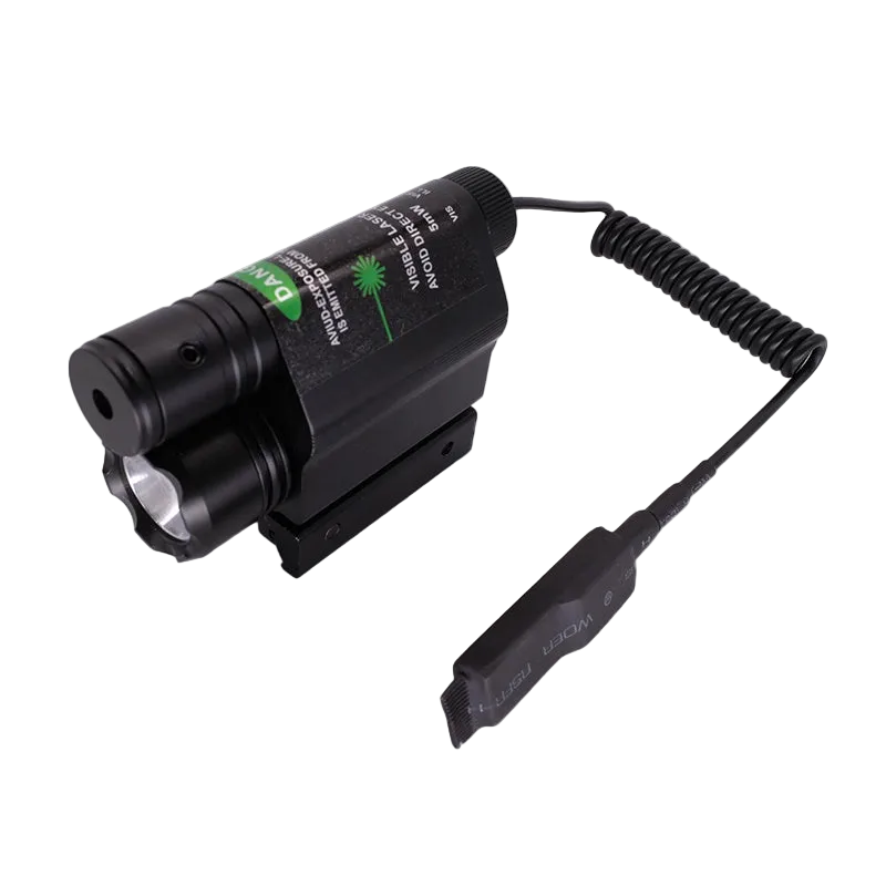 Bosait Green Dot Laser Sight + LED Flashlight Combo (11mm / 20mm Mount)
