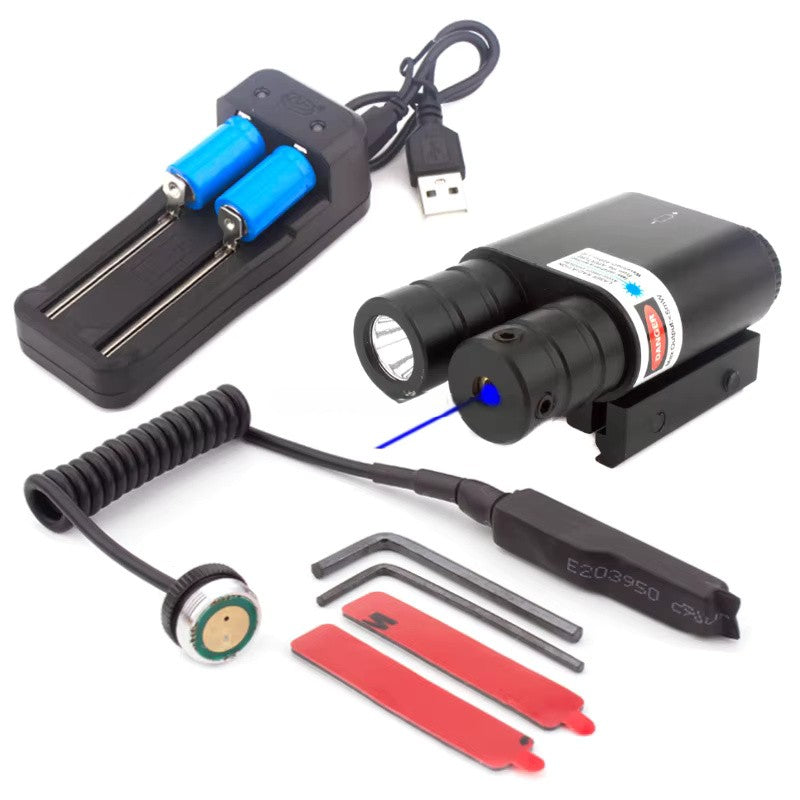 Bosait Blue Dot Laser Sight + LED Flashlight Combo – Bst-20-BF