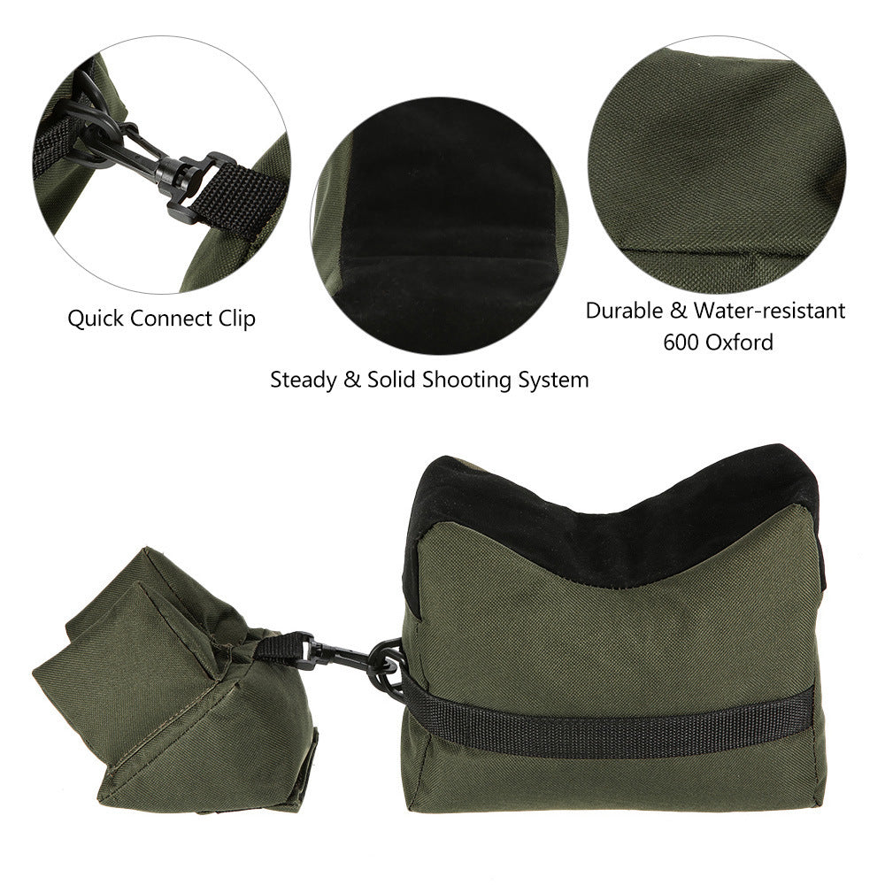 Front & Rear Shooting Rest Bag Set - Green
