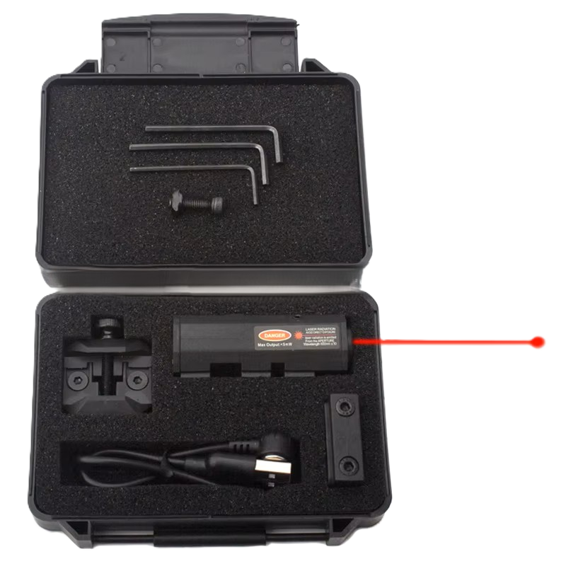 Bosait Rechargeable Red Dot Laser Sight – 20mm Picatinny + M-LOK Mounts Included