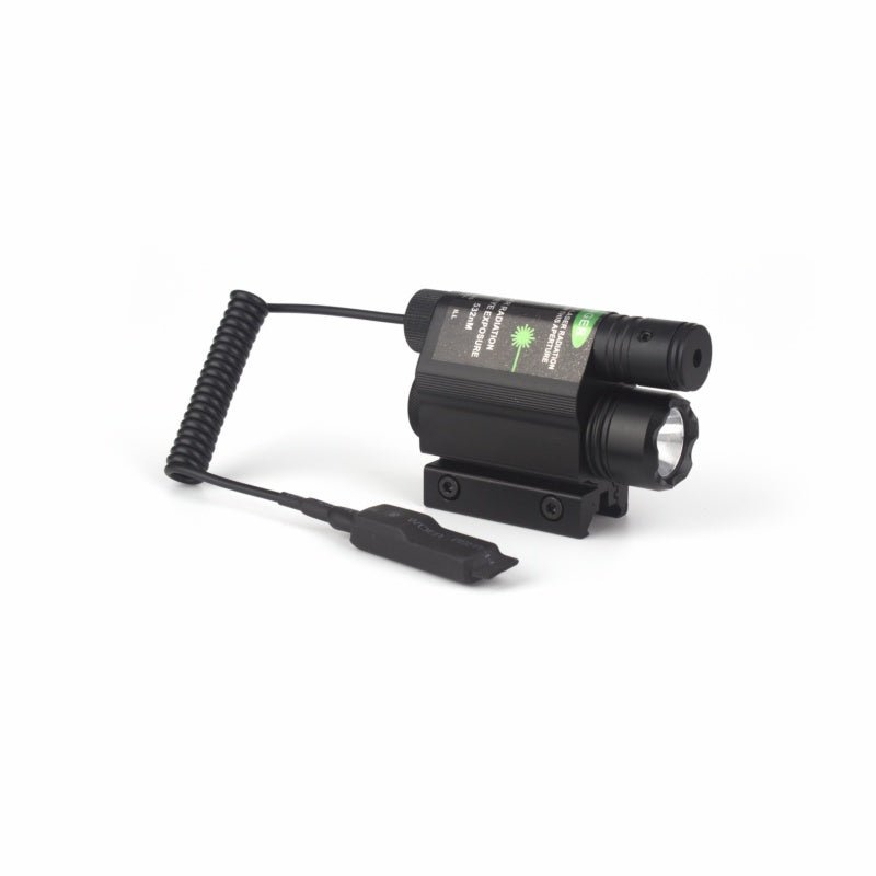 Bosait Green Dot Laser Sight + LED Flashlight Combo (11mm / 20mm Mount) - True Vision Tactical - BST-07
