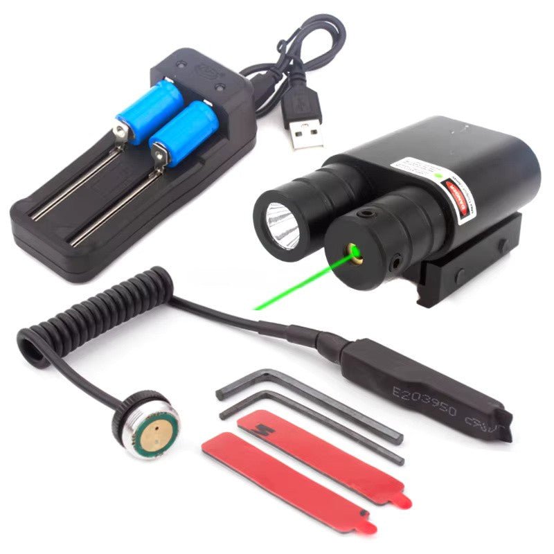 Bosait Green Dot Laser Sight + LED Flashlight Combo – Bst-20-GF - True Vision Tactical - Bst-20-GF