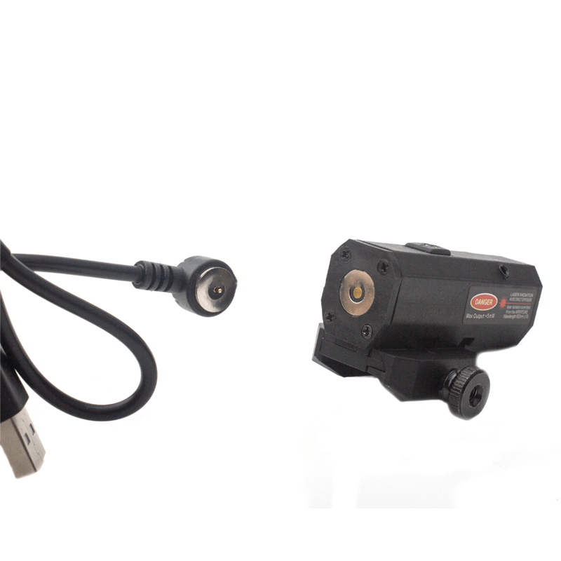 Bosait Rechargeable Blue Dot Laser Sight – 20mm Picatinny + M-LOK Mounts Included - True Vision Tactical - Bst-B-20MM&ML0CK