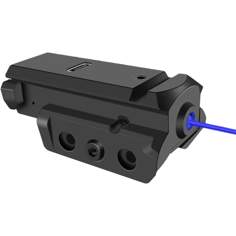 Bosait USB‑C Rechargeable Blue Laser Sight - True Vision Tactical - Bst-08P-B-USB