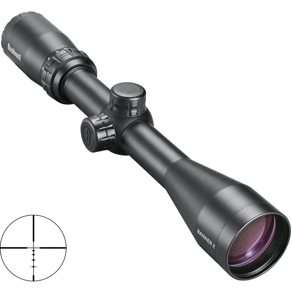 Bushnell 3-9x40 Banner 2 Riflescope (Extended Eye Relief, DOA Quick Ballistic Reticle) - True Vision Tactical - RB6394BS11