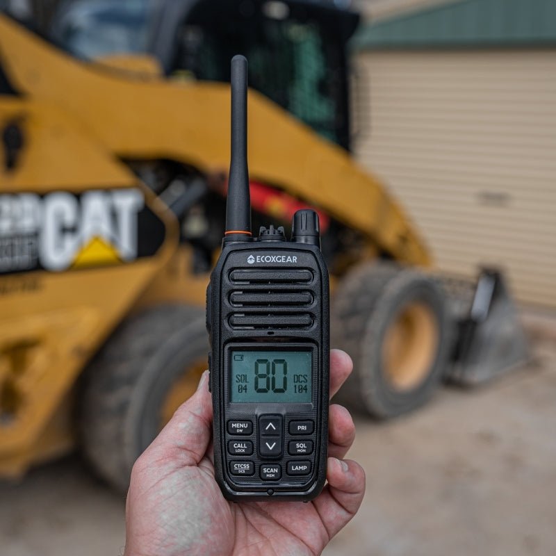 EcoXgear ECOXTALK EXG500 5 - Watt Long Range IP67 Handheld UHF Radio - 17km - True Vision Tactical - ECXG500