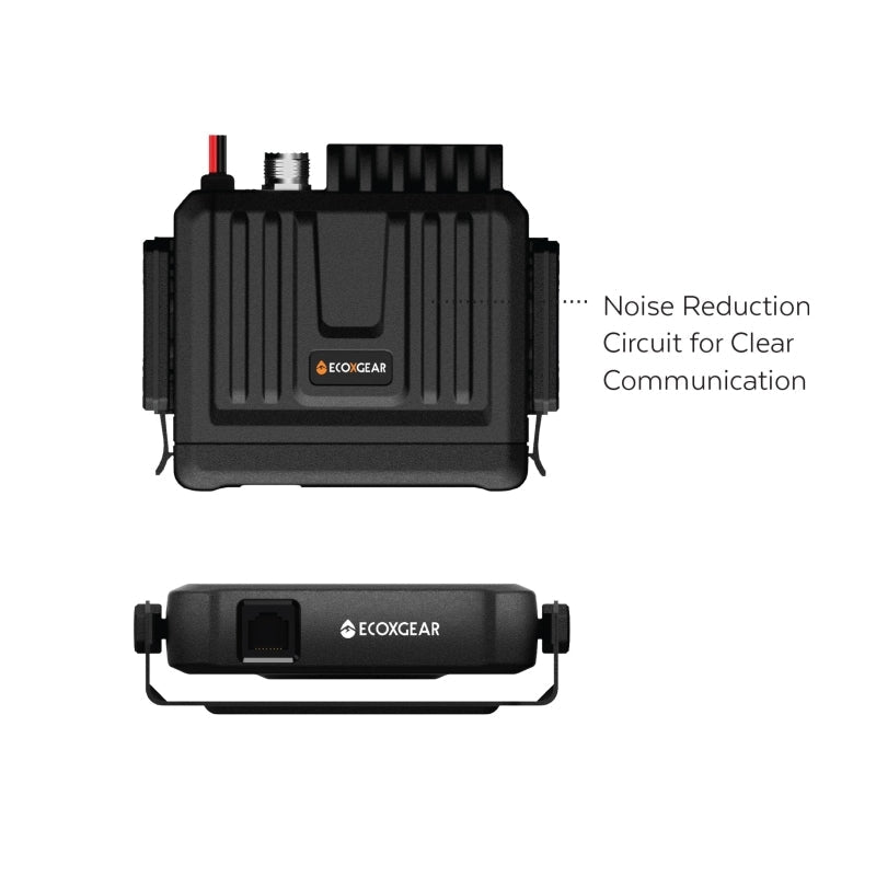 EcoXgear EXG3000 5 - Watt Compact Fixed Mount UHF Radio with Multi - Colour LCD Display Mic TOURING PACK - True Vision Tactical - ECX3000TPK