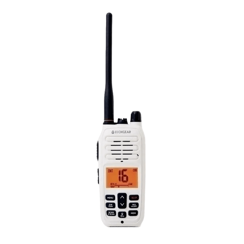 EcoXgear EXM600 6 - Watt IP67 VHF Marine Long Range Handheld Radio - True Vision Tactical - ECXM600