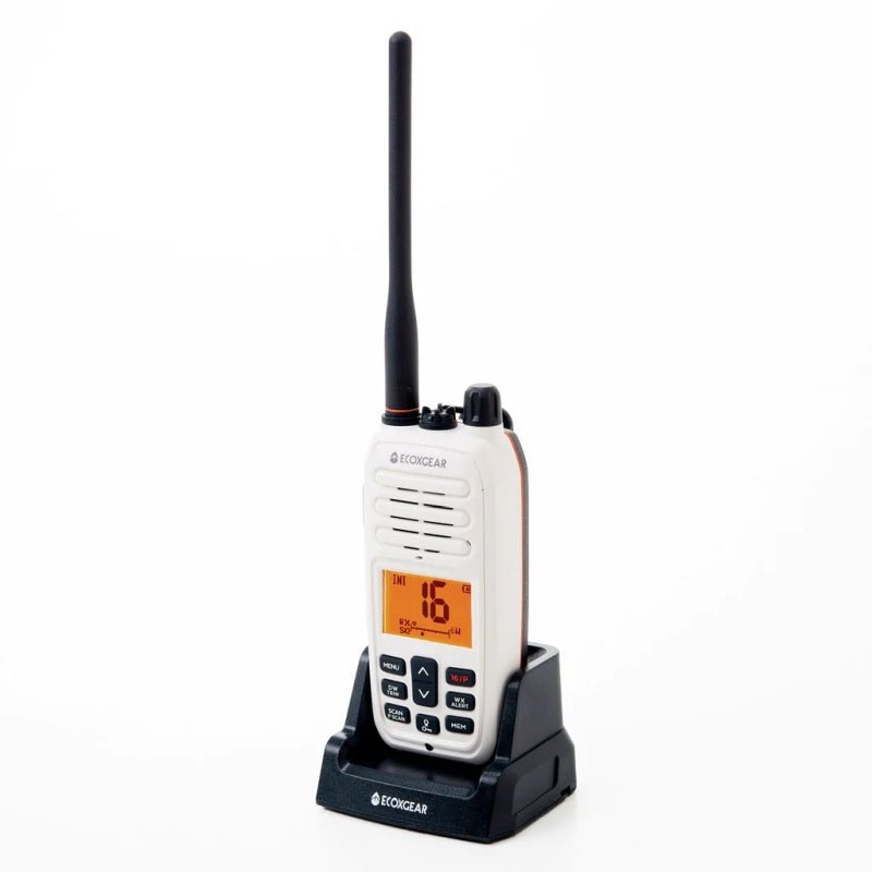 EcoXgear EXM600 6 - Watt IP67 VHF Marine Long Range Handheld Radio - True Vision Tactical - ECXM600