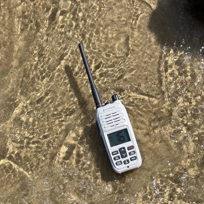 EcoXgear EXM600 6 - Watt IP67 VHF Marine Long Range Handheld Radio - True Vision Tactical - ECXM600