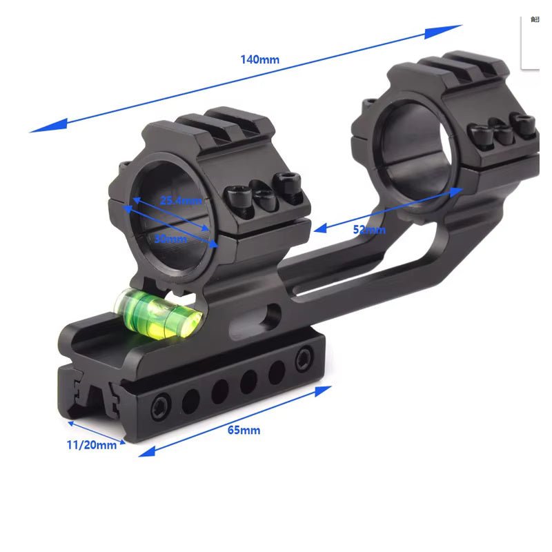 FOCUS 25.4mm / 30mm Cantilever Forward Reach Scope Mount for 11mm / 20mm Rail - True Vision Tactical - B4007