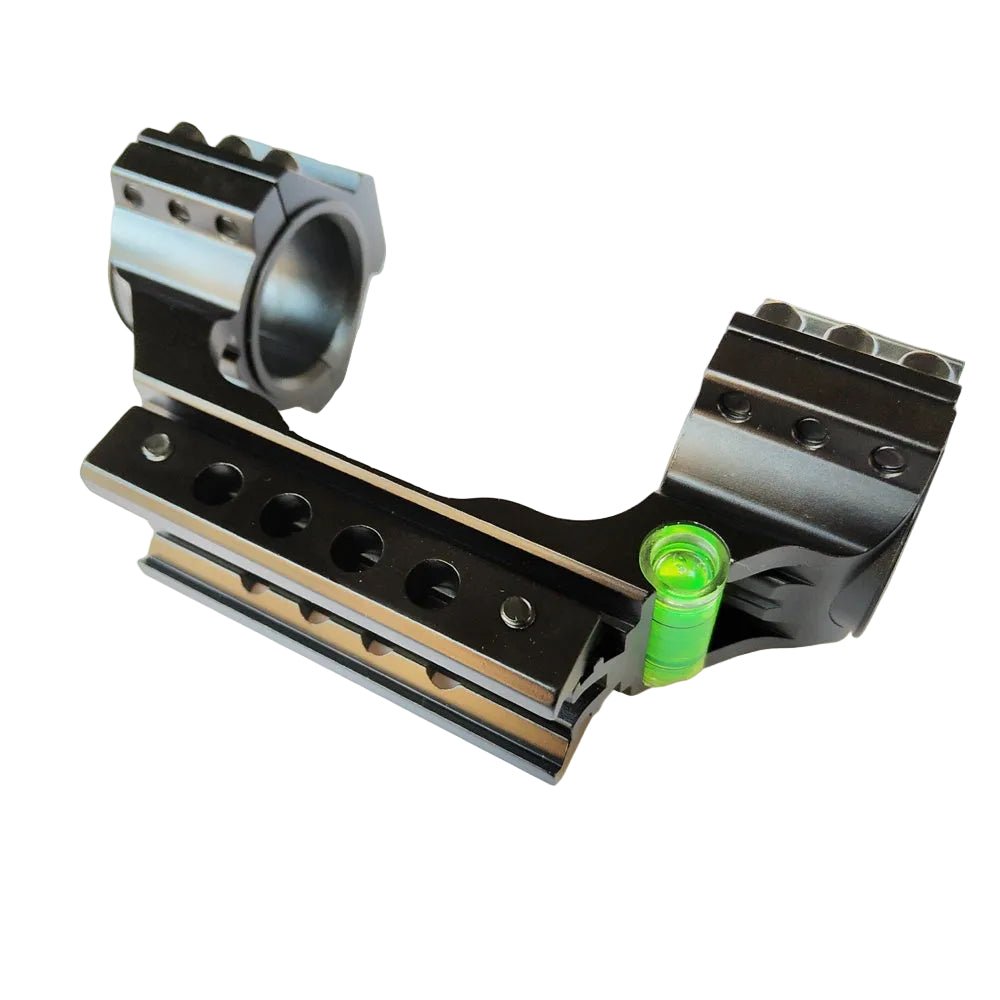 FOCUS 25.4mm / 30mm Scope Mount with Bubble Level for 11mm / 20mm Rail - True Vision Tactical - B3009B