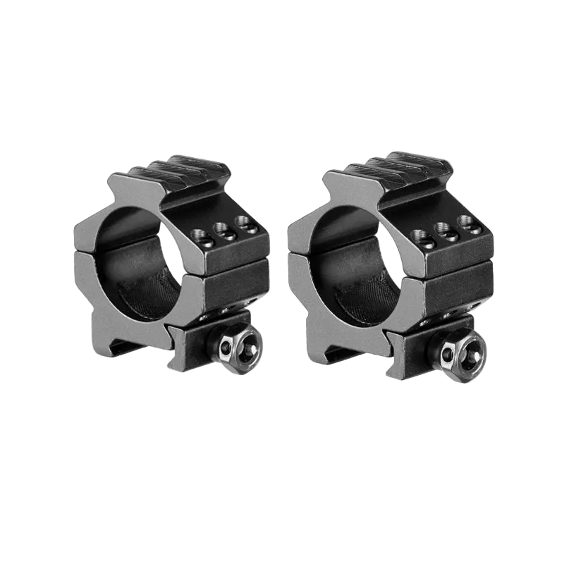 FOCUS 30mm Heavy-Duty Low-Profile 3 Bolt Ring Bracket Mount Set - True Vision Tactical - MD3013