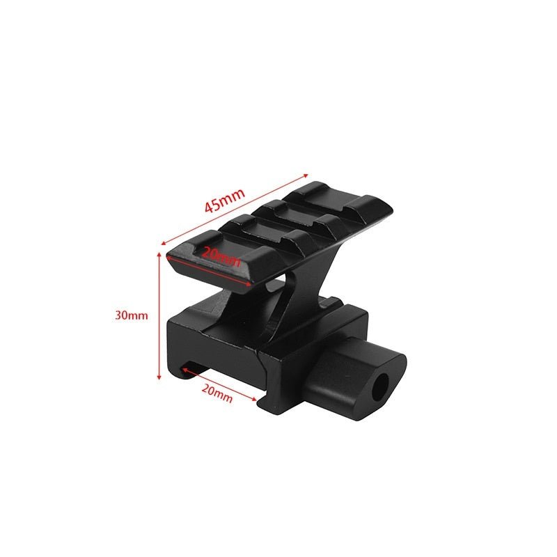 FOCUS 45mm Slanted “Z-Shape” Riser Mount - True Vision Tactical - C097