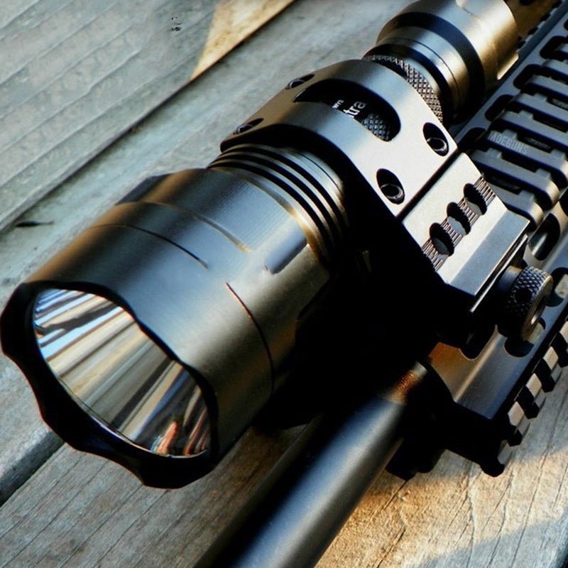 FOCUS 5° Offset 30mm Ring Flashlight Mount for 20/21mm Rails - True Vision Tactical - T3008