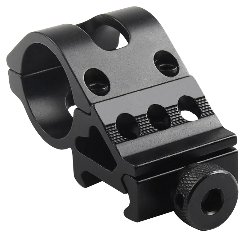 FOCUS 5° Offset 30mm Ring Flashlight Mount for 20/21mm Rails - True Vision Tactical - T3008