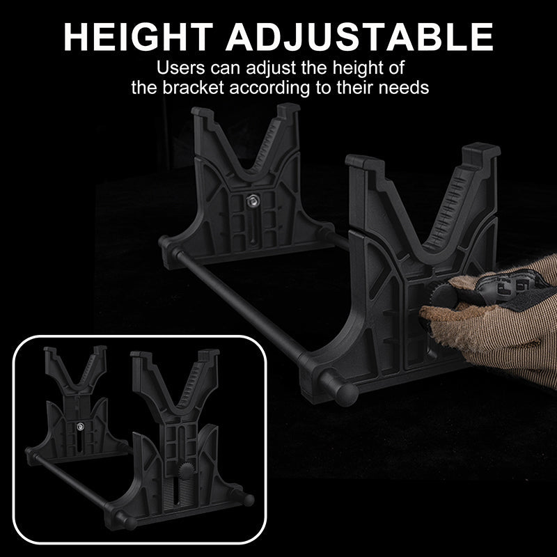 FOCUS Dual-Purpose Adjustable Rifle Display And Maintenance Stand - True Vision Tactical - C192