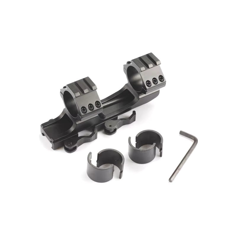 FOCUS Quick Detach Cantilever 30mm / 25.4mm Scope Mount for 20mm Rail - True Vision Tactical - BQD3002