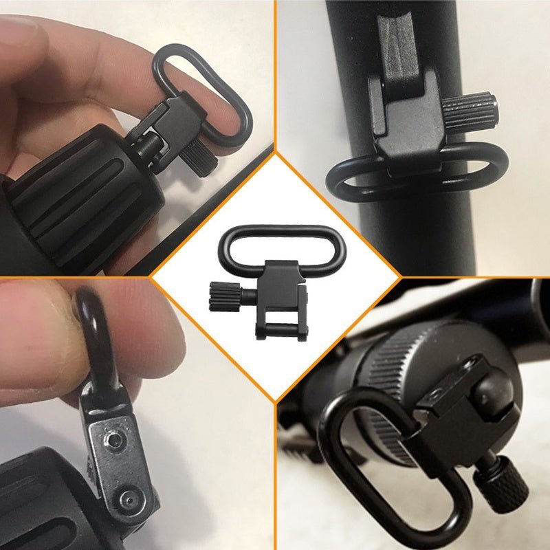 Focus Quick-Detach Sling Swivel Stud Set With 1" Loops & Wood Screw - True Vision Tactical - BD04