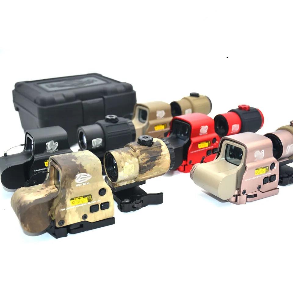Holographic Red Green Dot 558+G43 Magnifier Sight QR - True Vision Tactical - 671891922339