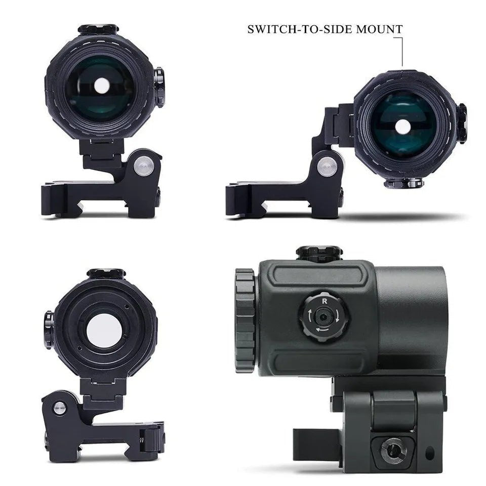 Holographic Red Green Dot 558+G43 Magnifier Sight QR - True Vision Tactical - 671891922339
