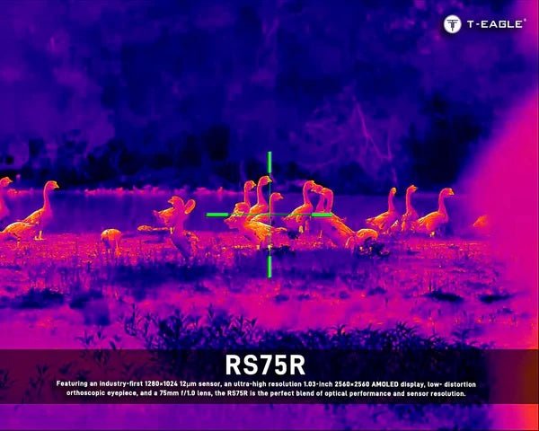 LONGOT R Series Thermal Imaging Scope RS75 - LRF - True Vision Tactical - RS75-LRF