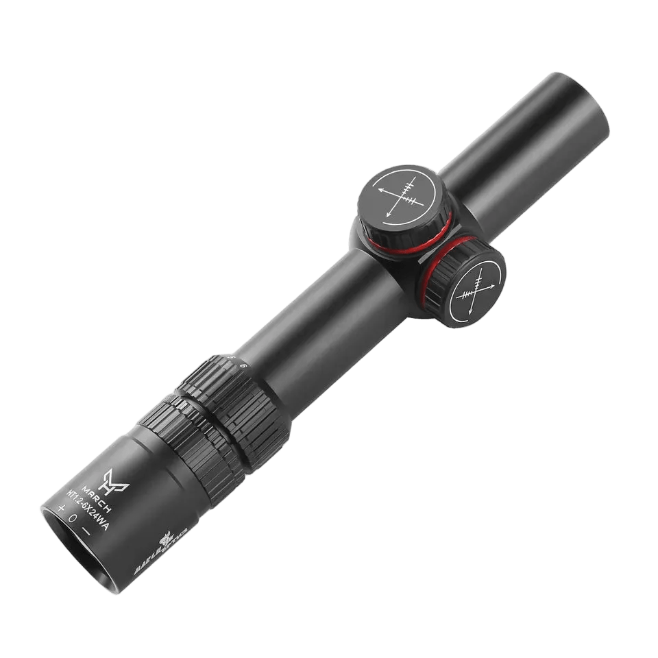 MARCH AMG HT 1.2 - 6X24 WA Short Fast Aim Optical Scope - True Vision Tactical - 671891922261