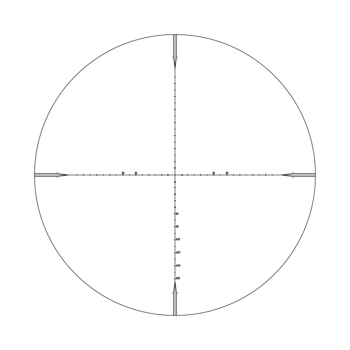 March HT 1-5X24 IR Compact Long Range Riflescope - True Vision Tactical - HT1-5X24 IR