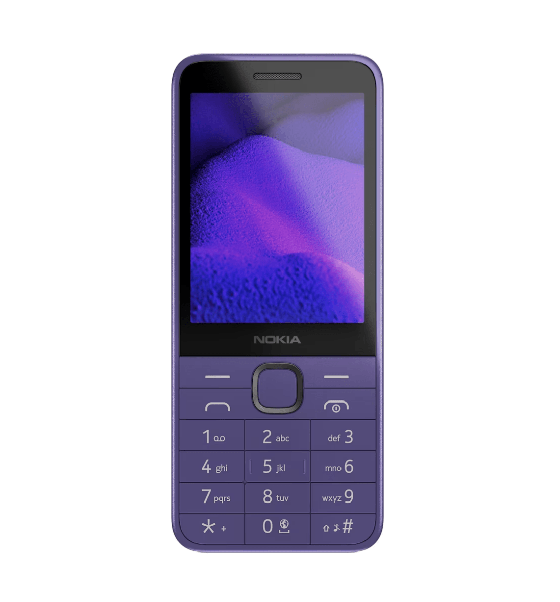 Nokia 235 4G All - New Keypad Phone with Dual SIM - Purple - True Vision Tactical - N235P
