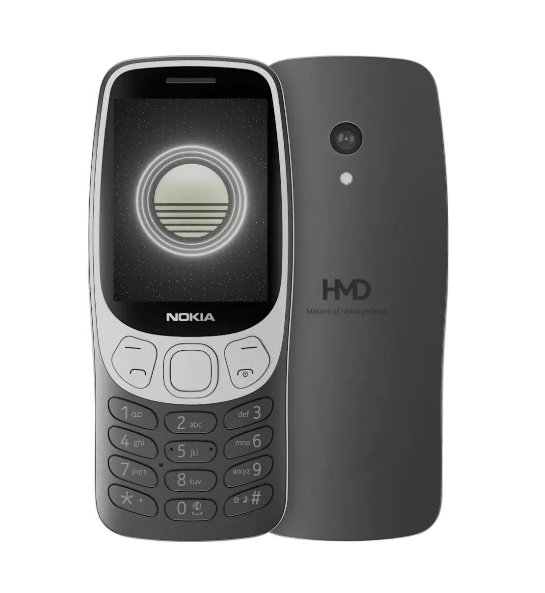 Nokia 3210 4G All - New Classic Keypad Phone with Dual Sim - Grunge Black - True Vision Tactical - N3210GB