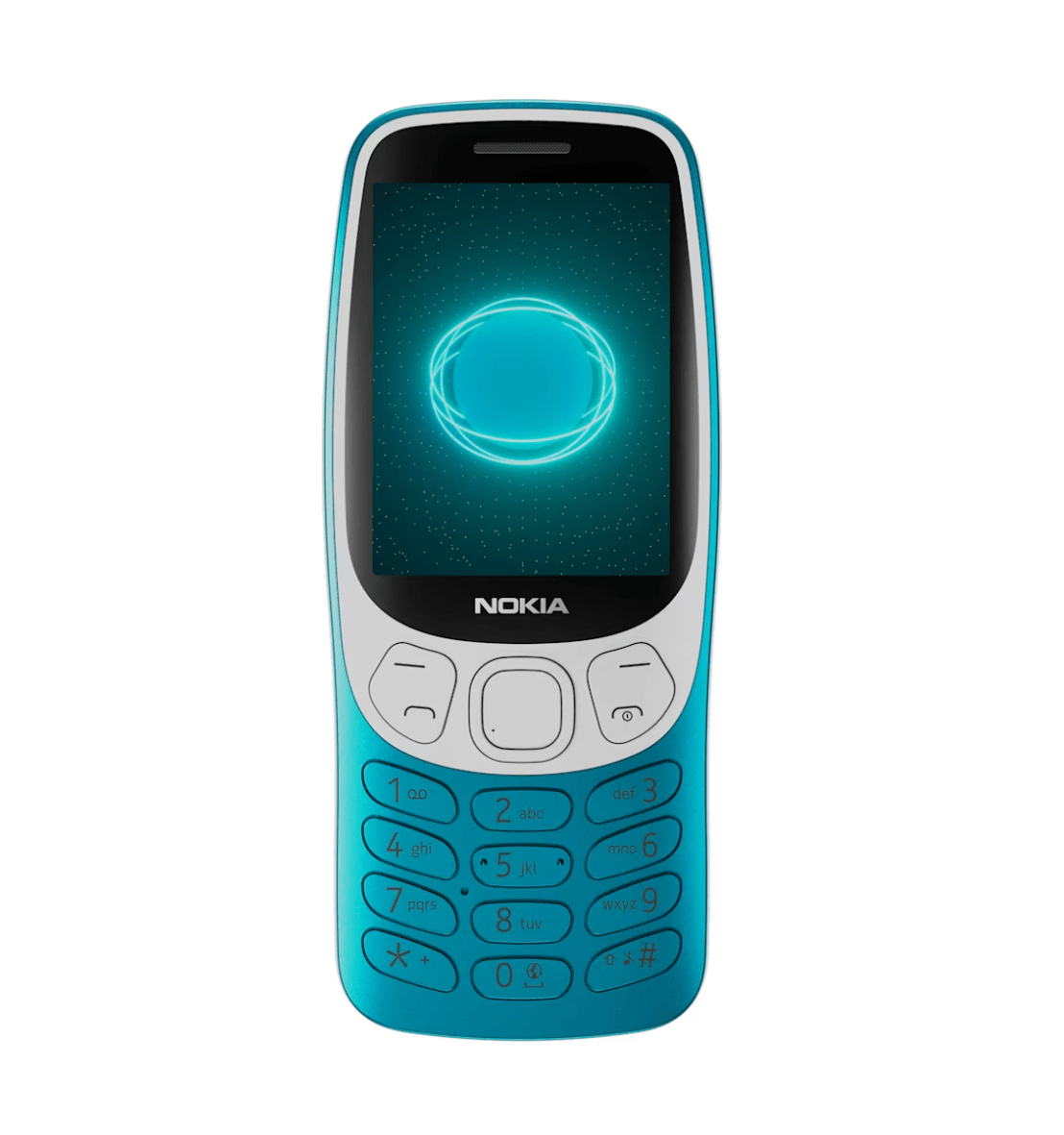 Nokia 3210 4G All - New Classic Keypad Phone with Dual Sim - Scuba Blue - True Vision Tactical - N3210SB