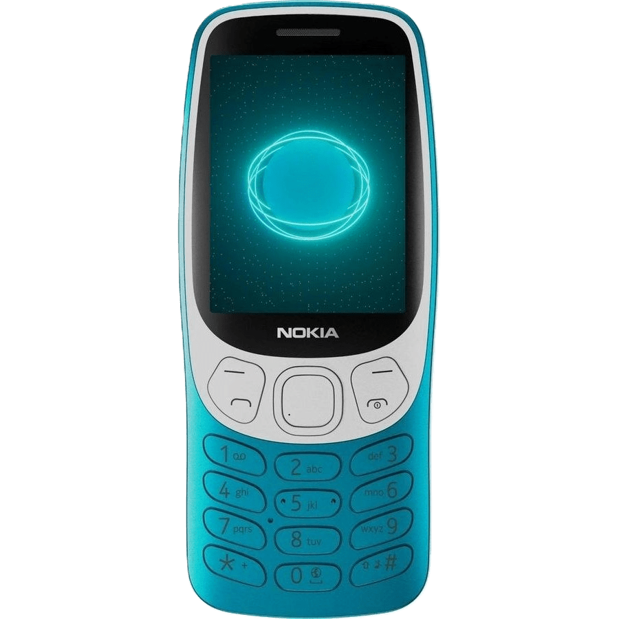 Nokia 3210 4G All-New Classic Keypad Phone with Dual Sim - Scuba Blue - True Vision Tactical - N3210SB