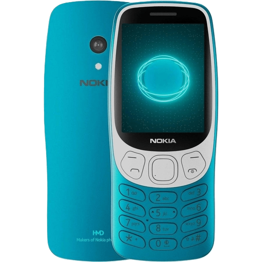 Nokia 3210 4G All-New Classic Keypad Phone with Dual Sim - Scuba Blue - True Vision Tactical - N3210SB