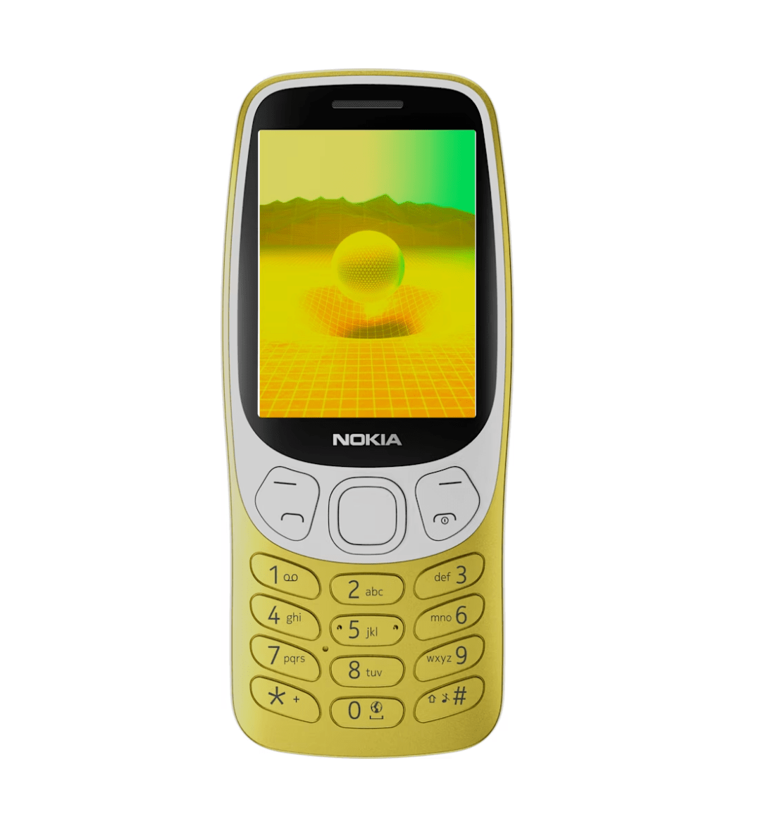 Nokia 3210 4G All - New Classic Keypad Phone with Dual Sim - Y2K Gold - True Vision Tactical - N3210Y2KG