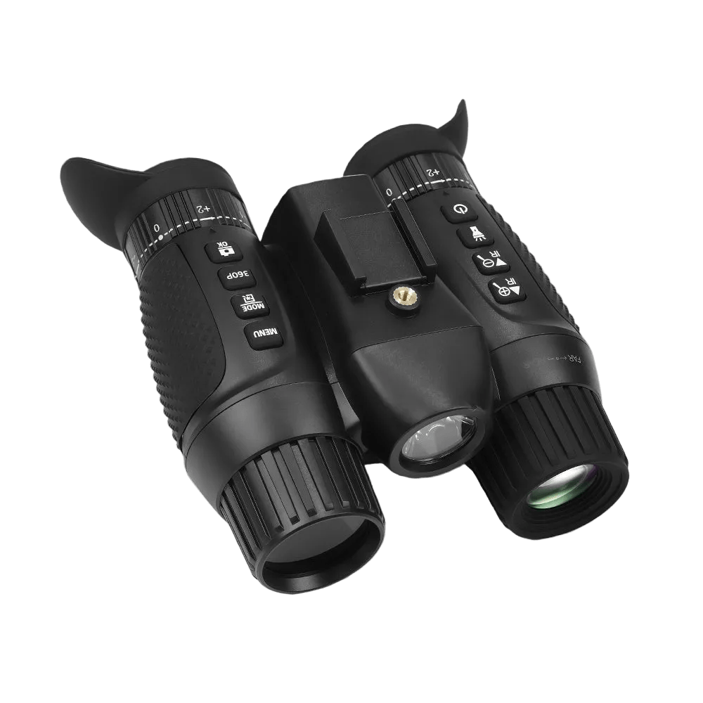 NV8100 HD 4K Dual-Screen Naked‑Eye 3D Night Vision Binoculars with Head Mount - True Vision Tactical - NV8100