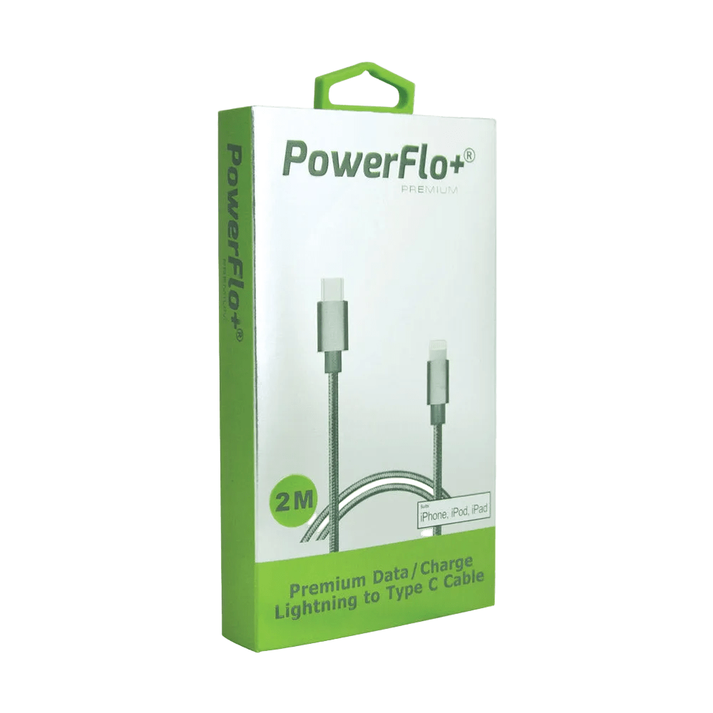 PowerFlo+ Premium Lightning to Type C 2m Cable - True Vision Tactical - P01011509