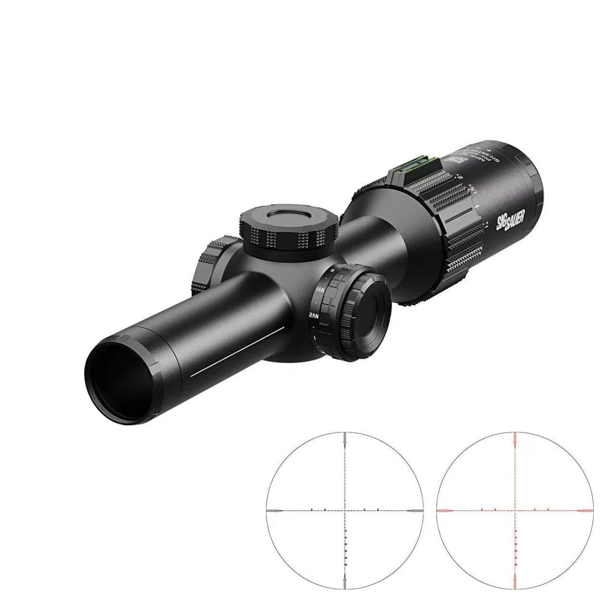 Sig Sauer TANGO 1 - 6x24mm Riflescope Black - True Vision Tactical - SIG1-6BK