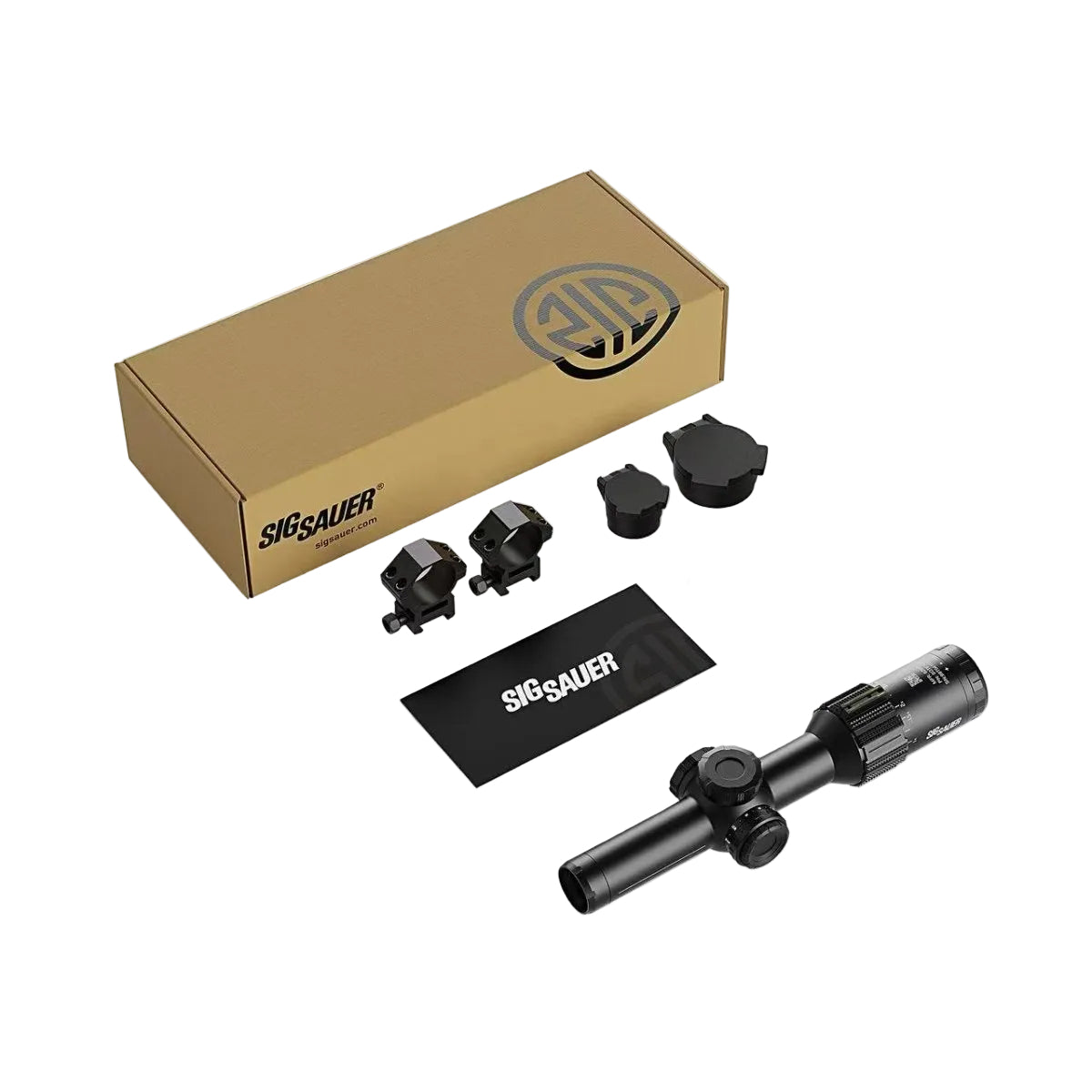 Sig Sauer TANGO 1 - 6x24mm Riflescope Black - True Vision Tactical - SIG1-6BK