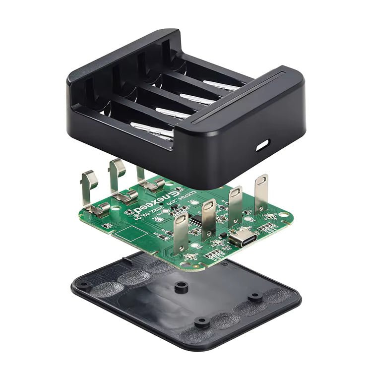 Soshine 4 - Slot AA/AAA Smart Charger for Li - ion 1.5V Rechargeable Batteries - True Vision Tactical - C01