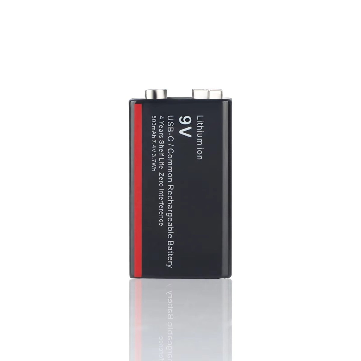 Soshine 9V Li - ion USB - C Rechargeable Battery 1000mWh - 2 Pack - True Vision Tactical - USBLi-9-1000