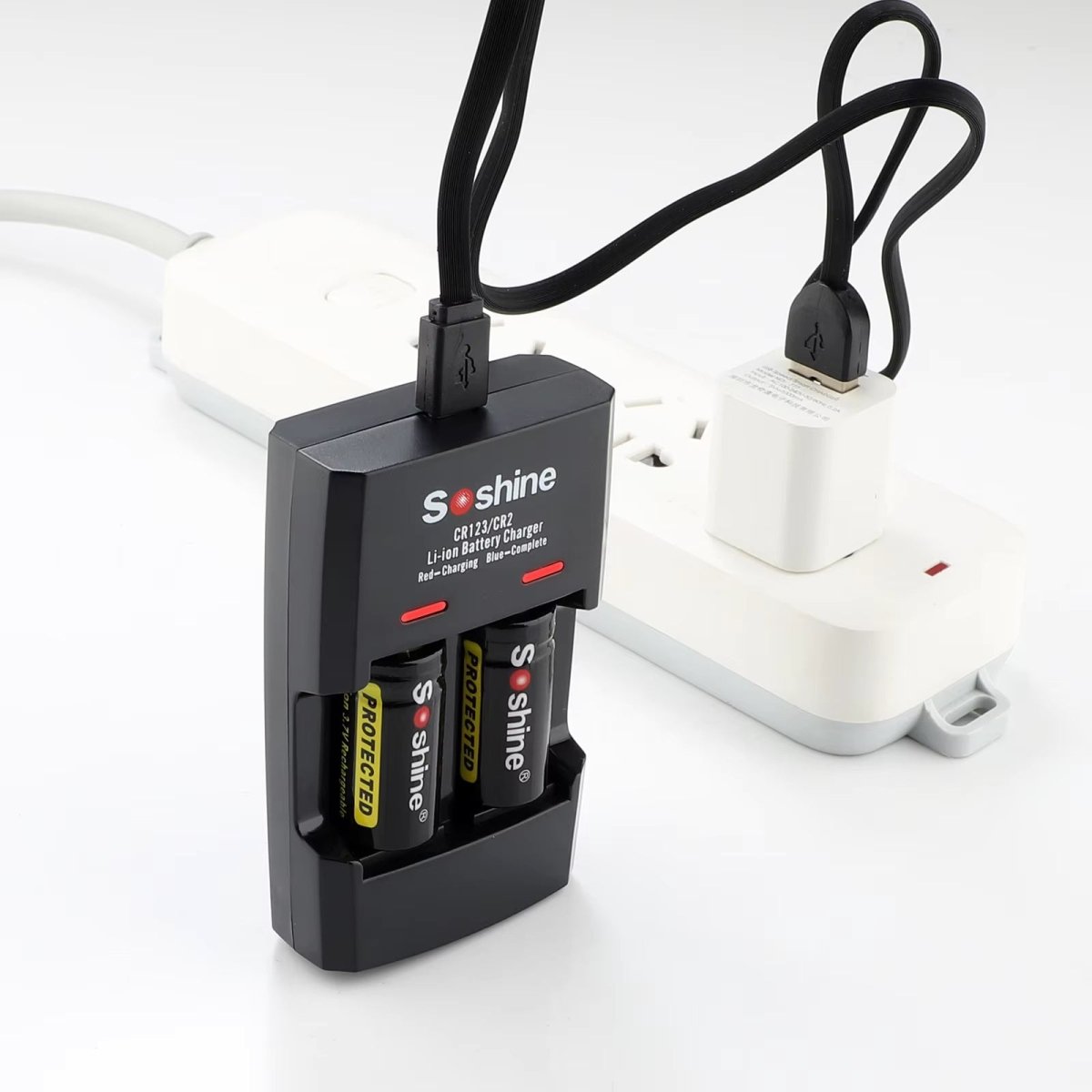 Soshine CR123/CR2 16340 17335 14250 Intelligent Li - ion Battery Charger - True Vision Tactical - S5