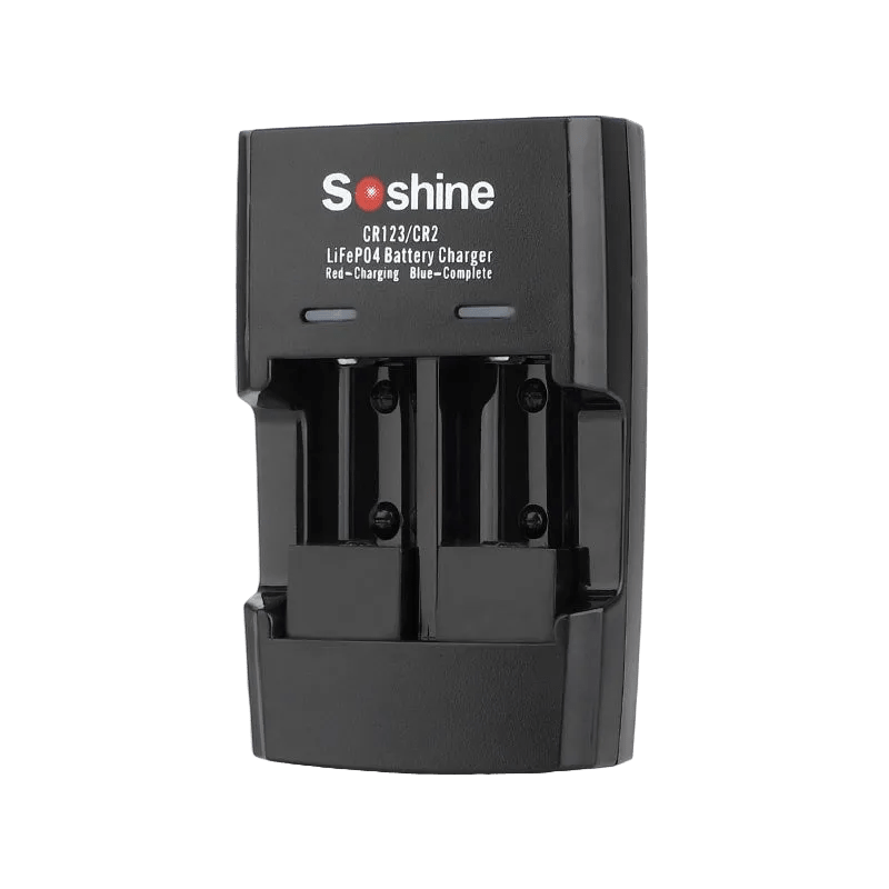 Soshine CR123/CR2 16340 17335 14250 Intelligent LIFEPO4 Battery Charger - True Vision Tactical - S5FE