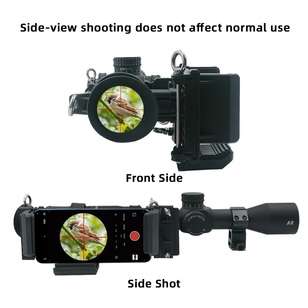Starpheye 4K “Side Shot” Camera Adapter for Recording Through Your Optic (25.4/30/35mm) - True Vision Tactical - S1