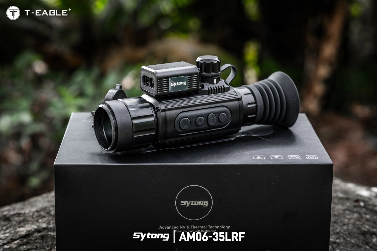 Sytong AM06 - 35LRF Thermal Imaging Scope With Laser Range Finder - True Vision Tactical - AM06-35LRF