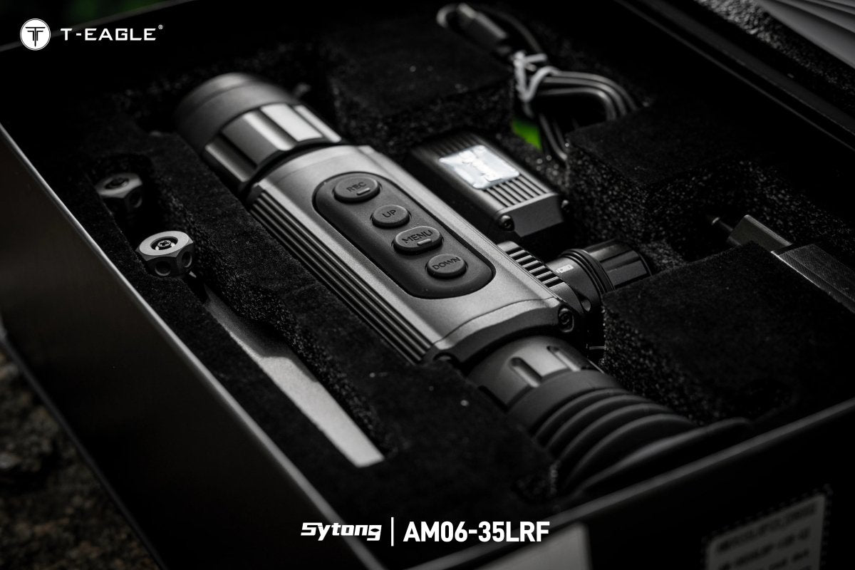 Sytong AM06 - 35LRF Thermal Imaging Scope With Laser Range Finder - True Vision Tactical - AM06-35LRF