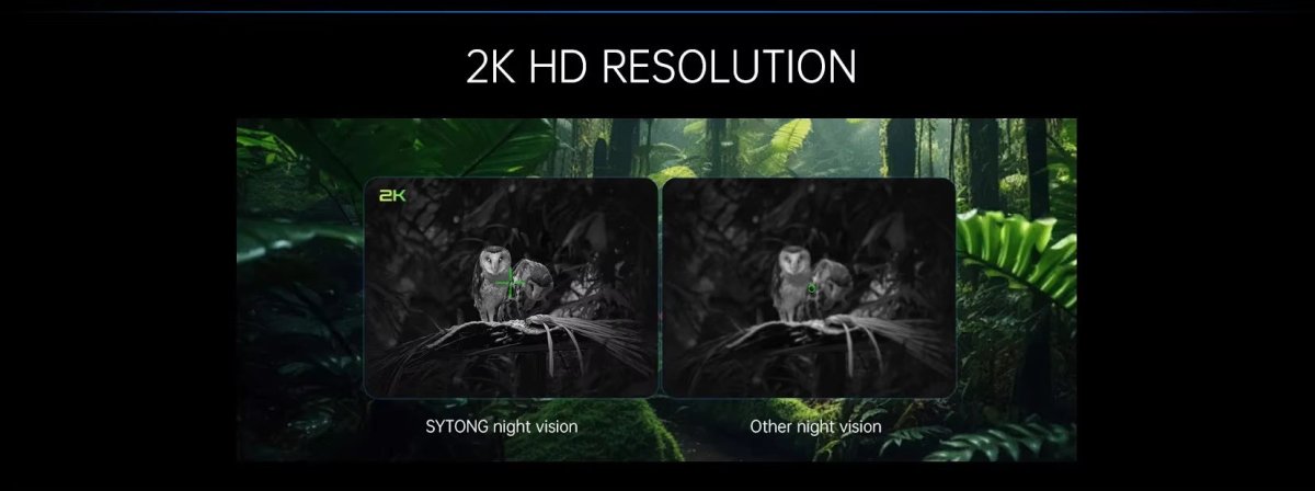 Sytong HT - 70LRF Night Vision Scope with Rangefinder - True Vision Tactical - HT-70LRF NEW MODEL