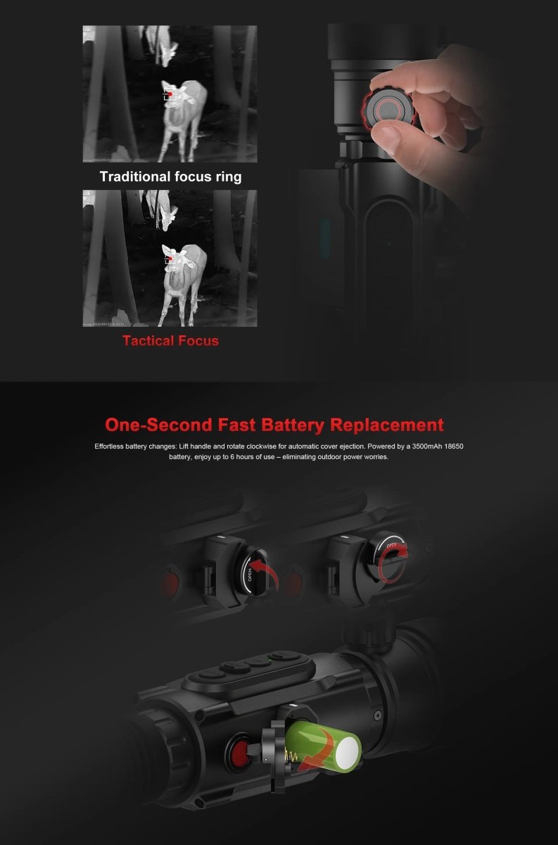 Sytong XM2.0 - 650L Thermal Imaging Scope With Laser Range Finder - True Vision Tactical - XM2.0-0650LRF